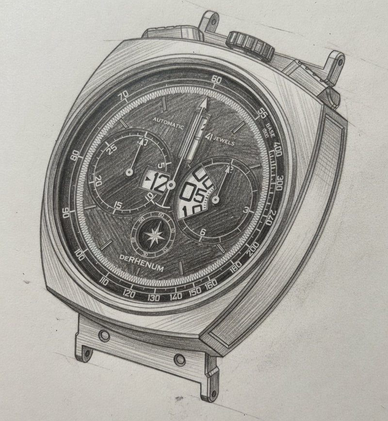 deRhenum | Bullhead Chronograph Jump Hour